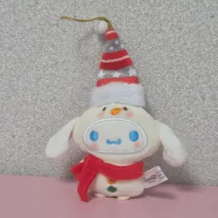 サンリオ シナモロール シナ クリスマス バッジ ぬいぐるみ キーホルダー