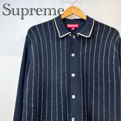 25SS Supreme Herringbone Cardigan 黒 L - メルカリ
