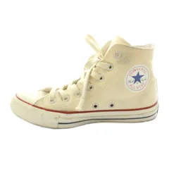 コンバース CONVERSE オールスター チャックテイラー スニーカー ハイカット キャンバス US5 24cm アイボリー 1CK805 /KU ●D
