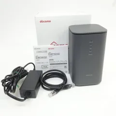 docomo home 5G HR02 ホームルーター ダークグレー　※中古