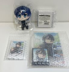 斑鳩ルカ ぬいぐるみ Black White ぬいぐるみクリアバック ポーチ