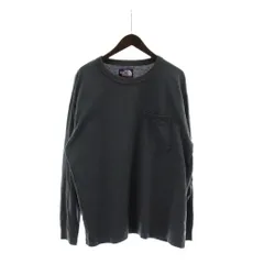 ノースフェイス パープルレーベル THE NORTH FACE PURPLE LABEL 7oz L/S Pocket Tee Tシャツ L グレー 無地 胸ポケット 長袖 NT3102N /JP
