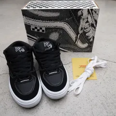 新品 26SS VANS バンズ ヴァンズ Skate Half Cab Wafflecup スケートボード スニーカー シューズ VN000D9ZBA2 ブラック US8 JP26 1748Q★4