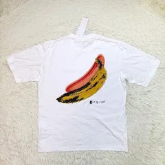 タグ付き未使用 UNIQLO ユニクロ 半袖Tシャツ M メンズ ホワイト 白 アンディ・ウォーホル 河村康輔 バナナ 新品
