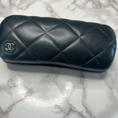CHANEL メガネケース 2個セット マトラッセ ブラック - メルカリ