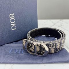 ⭐️美品⭐️クリスチャンディオール オブリーク ジャガード ベルト G金具 ⭐️美品⭐️クリスチャンディオール ベルト オブリーク ジャカード S