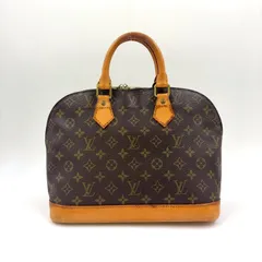 LOUIS VUITTON アルマPM モノグラム モノグラム レザー×PVC ブラウン×ライトブラウン ハンドバッグ ゴールド M51130