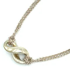 TIFFANY & Co. インフィニティ ダブルチェーン SV925 シルバー ネックレス