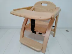 大和屋 アーチローチェアIII ナチュラル yamatoya ベビーチェア 木製ベビーチェアー 折りたたみ コンパクト アーチローチェア3 7か月～3才頃のサムネイル