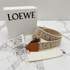極美品 LOEWE ロエベ ショルダーストラップ アナグラム ブラウン