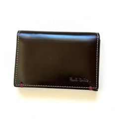 Paul Smith 総革仕上げ コードバン 名刺入れ ブラック 最上位モデル