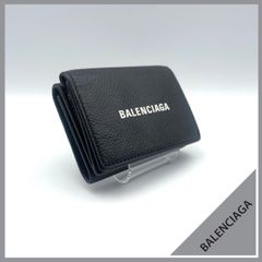 バレンシアガ 三つ折り財布 エブリデイ ミニウォレット 本革 レザー