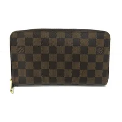 【三重本店】 中古 LOUIS VUITTON | ルイ・ヴィトン ジッピーオーガナイザー ラウンドファスナー長財布 N60003 ダミエ ブラウン 【125】