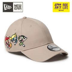 NEW ERA 뉴에라 The Powerpuff Girls 파워퍼프걸스 콜라보 캡 9FORTY 940 사이드 애쉬 브라운 14867698 맨즈 레이디스[무라스포 공식]