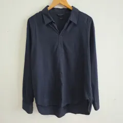 ザ・ニットカンパニー ネイビー シャツ