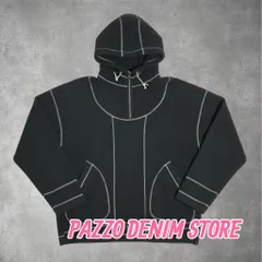 PAZZO DENIM STORE PDS フリースパーカー ステッチ デザイン カジュアル ストリート 人気 0-72-920のサムネイル