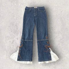 ANDMARY Lacey ribbon denim - メルカリ