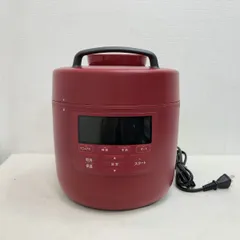 siroca シロカ おうちシェフPRO 電気圧力鍋 SP-2DS271 レッド 2023年製 時短料理 1台9役　(■)のサムネイル