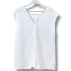 美品 ebure コットンヘリンボーン ノースリーブブラウス ¥39,600 | Mercari