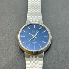 電池交換済動作品】SEIKO セイコー TYPE II タイプ2青文字盤 植字