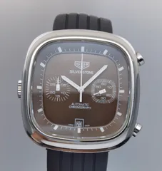 中古 保証書付き タグホイヤー TAG HEUER シルバーストーン CAM2111 クロノグラフ 創業150周年記念 1860本限定 SS 自動巻き メンズ 腕時計のサムネイル