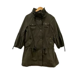 Burberry Blue Label(バーバリーブルーレーベル) コート サイズ38 M レディース カーキ ジップアップ/春・秋物