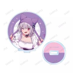【中古】アクリルスタンド・アクリルパネル 新条アカネ(猫の着ぐるみver./名前なし) 「グリッドマン ユニバース アニメイト通販フェア 描き下ろし 動物着ぐるみver. トレーディングアクリルスタンド」