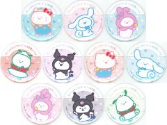 [중고] 배지 핀즈 전 10종 세트 [문구와 함께 × 산리오 캐릭터즈 POP UP SHOP 캔 배지]