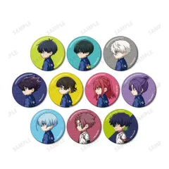 【中古】バッジ・ビンズ 全10種セット 「ブルーロック トレーディング ちびとこ グリッター缶バッジ」