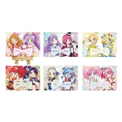 【中古】キャンバスボード・キャンバスアート 全6種セット 「アイカツ!×プリパラ THE MOVIE -出会いのキセキ!- トレーディングキャンバスボードミニ 01.公式イラスト」