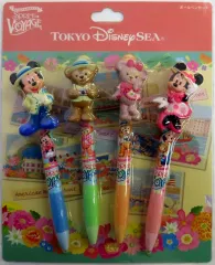 【中古】ペン ミッキー＆ダッフィー＆シェリーメイ＆ミニー ボールペンセット(4本セット) 「ミッキーとダッフィーのスプリングヴォヤッジ2014」 東京ディズニーシー限定