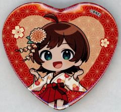 HoneyWorks 告白実行委員会 榎本夏樹 ハート型缶バッチ ハニワ - メルカリ