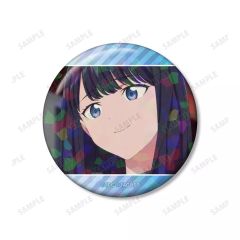 【中古】バッジ・ピンズ 宝多六花(笑顔) 「グリッドマン ユニバース アニメイト通販フェア トレーディング場面写ホログラム缶バッジ」