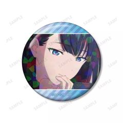 【中古】バッジ・ピンズ 宝多六花(手を口元) 「グリッドマン ユニバース アニメイト通販フェア トレーディング場面写ホログラム缶バッジ」