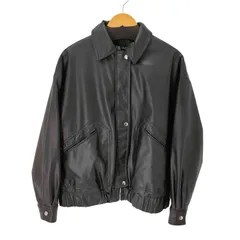 ザラ ZARA フェイクレザー コーティング ジャケット レディース import：L 