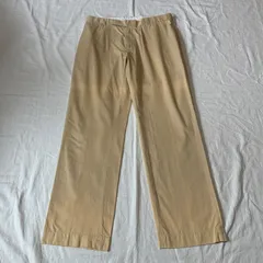 90s 00s POLO GOLF RALPH LAUREN ラルフローレン スラックス シルク×コットン ベージュ 35×32表記のサムネイル