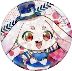 [중고] 배지 빈스 에물 × 아를 (해냈다!) [홀로그램 캔 배지 (57mm) TV 애니메이션 샹그릴라 프론티어 × 뿌요뿌요 02. 미니 캐릭터 일러스트]
