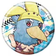 [중고] 배지 빈즈 산락 × 카방클 (해냈다!) [홀로그램 캔 배지 (57mm) TV 애니메이션 샹그릴라 프론티어 × 뿌요뿌요 02. 미니 캐릭터 일러스트]