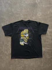 Metallica メタリカ バンドTシャツ 両面プリント Damaged Justice 黒 XL
