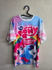 MY LITTLE PONY フリル ロング 半袖Tシャツ (ONE PIECE) 150