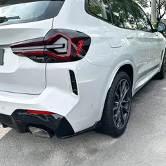 【送料無料】BMW X3 G01 LCI Mスポーツ 22年- 専用設計 リアカナード バンパーガーニッシュ エアロフィン ドレスアップ カスタム パーツ アクセサリー エクステリア SUV