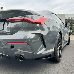 【送料無料】BMW 4シリーズ G22 G23 Mスポーツ 20年- 専用設計 リアカナード バンパーガーニッシュ エアロフィン ドレスアップ カスタム パーツ アクセサリー エクステリア