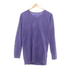 KOBE LETTUCE タグ付き ニット セーター 紫 Vネック 長袖 /NL ■ECF004