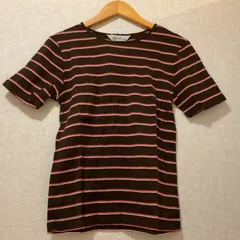 Brooks Brothers 【ブルックスブラザーズ】　半袖　Tシャツ　ボーダー　ブラウン　ピンク　ホワイト　L