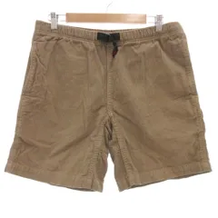 グラミチ GRAMICCI ハーフパンツ ショーツ M ベージュ 畝入り コーデュロイ /MU ■ECF004