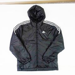 adidas】スリーストライプス パデッド フードジャケット（中綿ブルゾン 