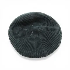 THE H.W.DOG&CO 2TONE BERET BLACK サイズFREE D-00400 エイチダブリュードッグアンドコー 2トーン ニット ベレー帽 キャップ 大名店