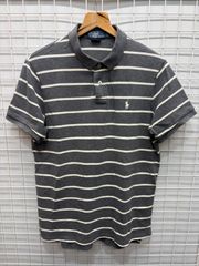 Polo by Ralph Lauren］ラルフローレン 半袖ポロシャツ チャコール XL 
