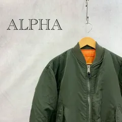 ALPHA MA-1 フライトジャケット アウター 表記無し カーキ  メンズ ファッション _201023