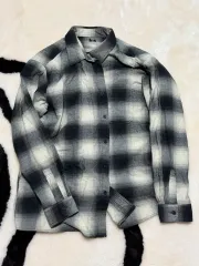 (XXL) UNIQLO フランネルシャツ チェック柄 長袖